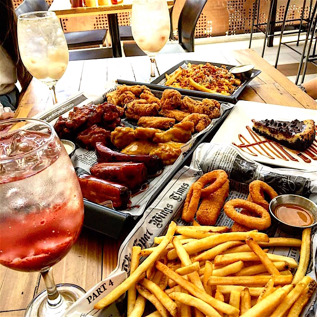 Food at Sport Wings, photo courtesy of Sport Wings