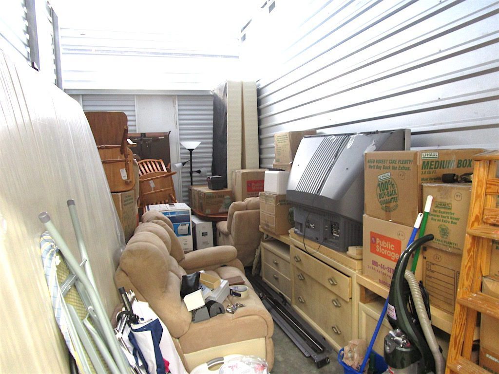 Moving things to storage in the U.S.