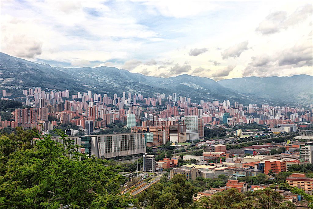 View of El Poblado from Pueblito Paisa in Medellín, photo by Jenny Bojinova