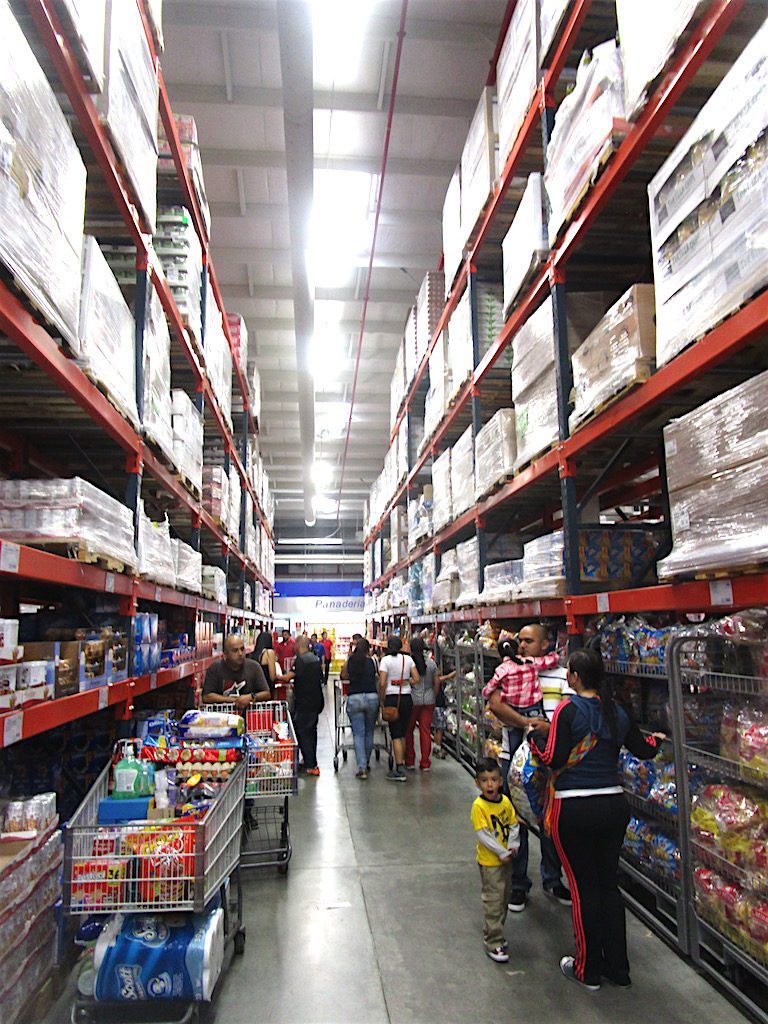 Compras en fin de semana, multitudes más grandes