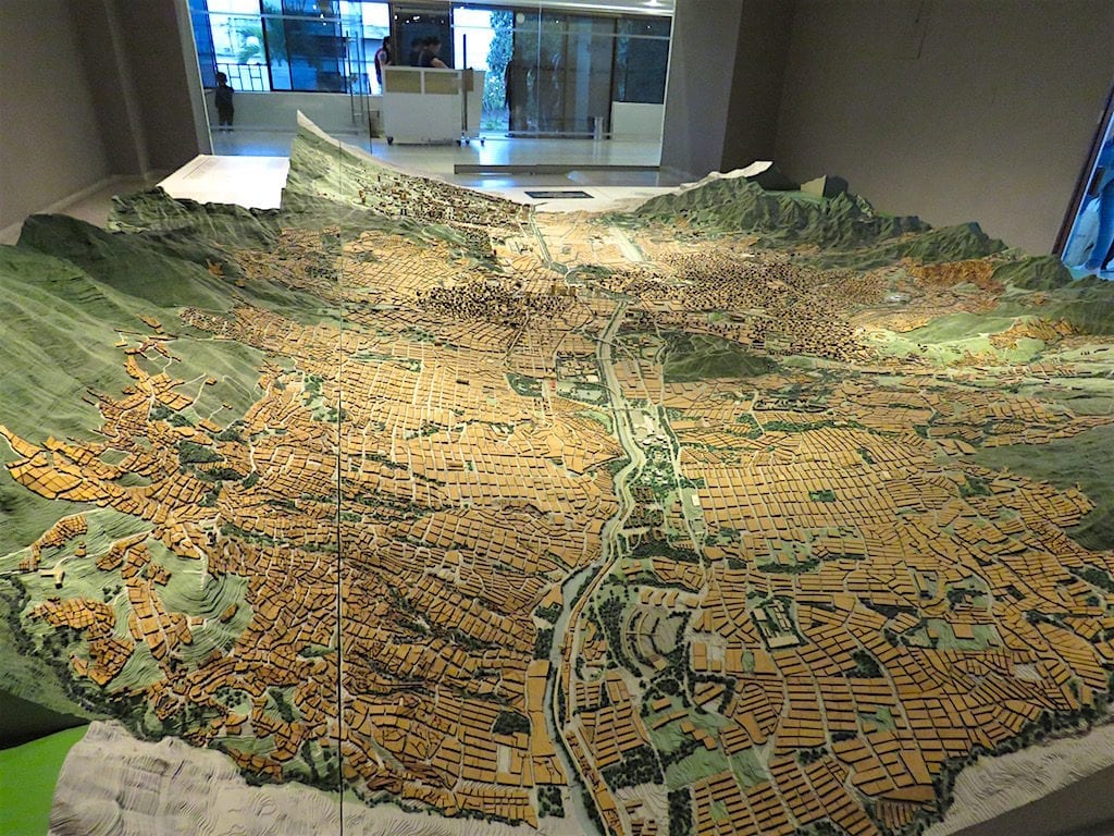 Scale model of the city of Medellín
