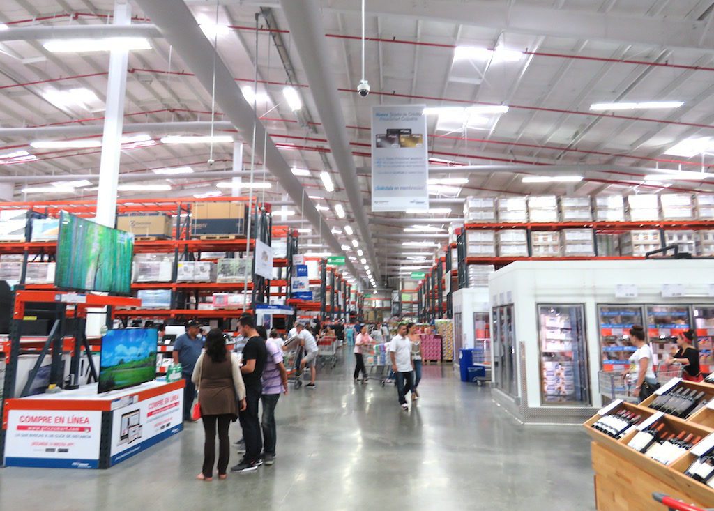 Inside PriceSmart in Medellín