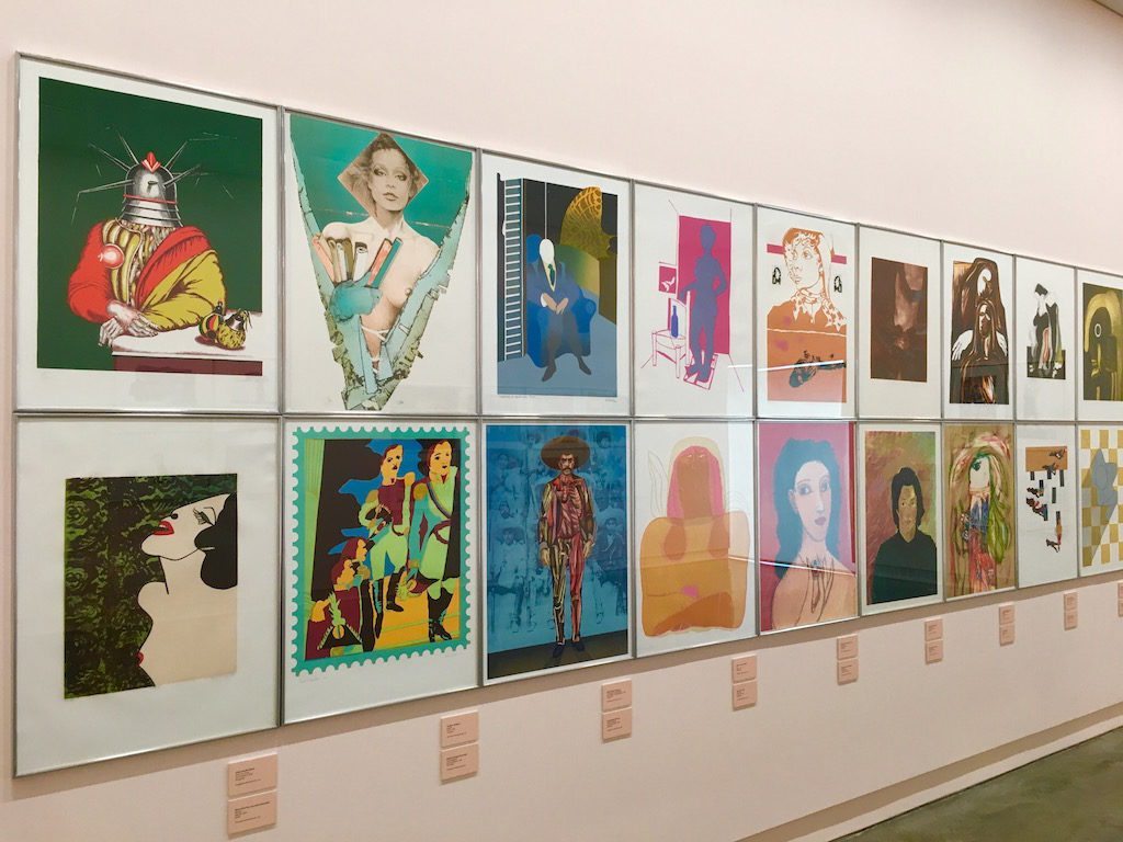 A selection of prints from the Pan-American Graphic Arts portfolios displayed in the exhibition ‘The Body’ at the Medellín Museum of Modern Art