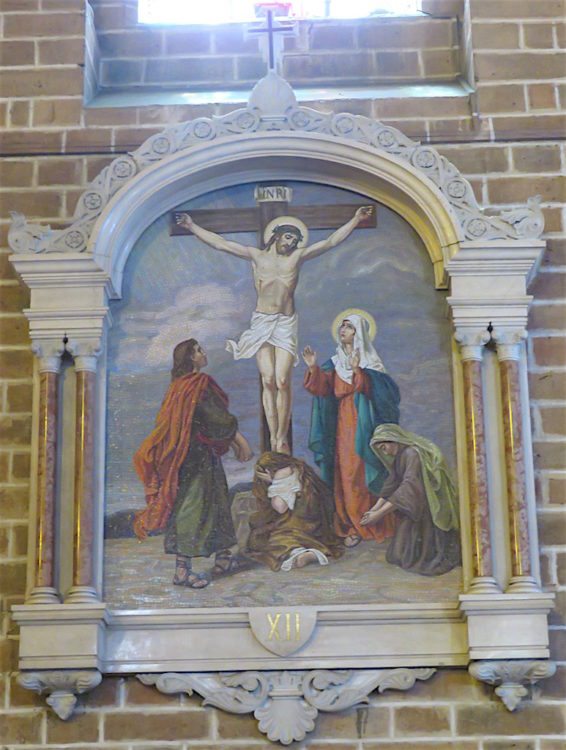 Another of the many art pieces in the church
