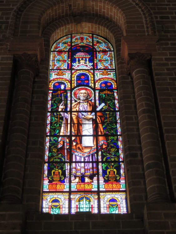 Another stained-glass window in Catedral Basílica Metropolitana