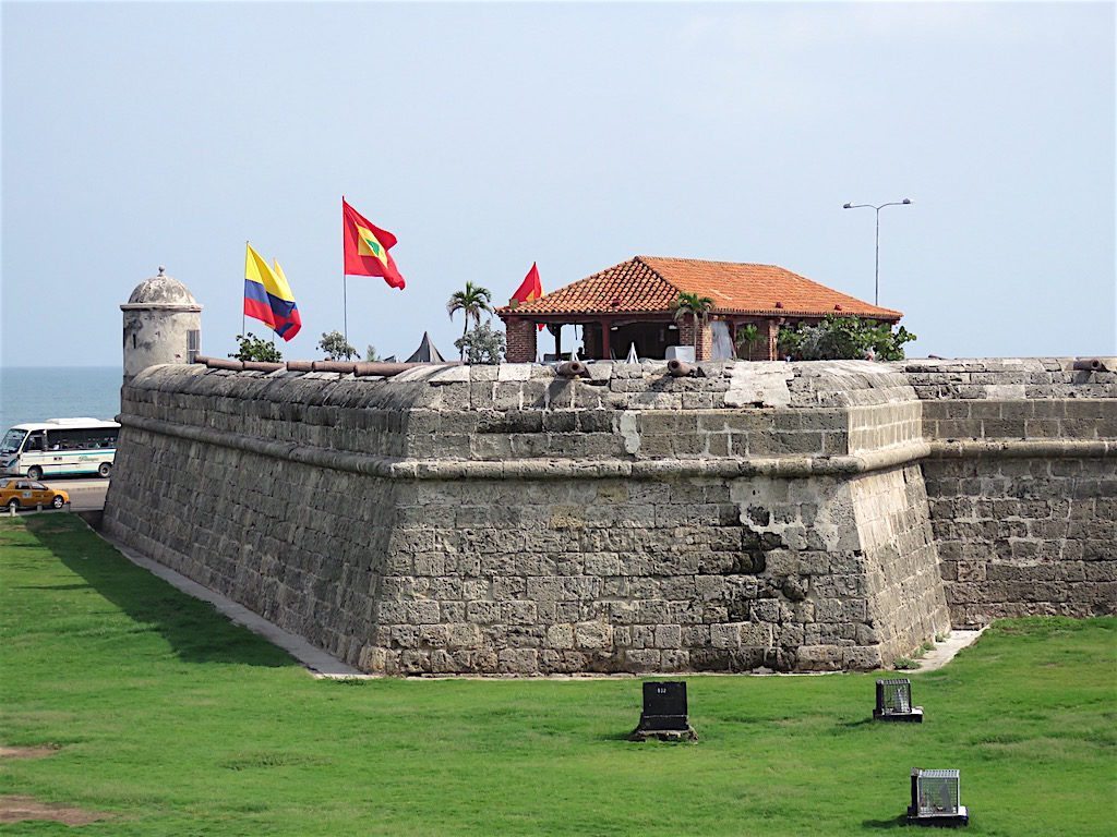 Café Del Mar on Wall Surrounding Old City in Cartagena