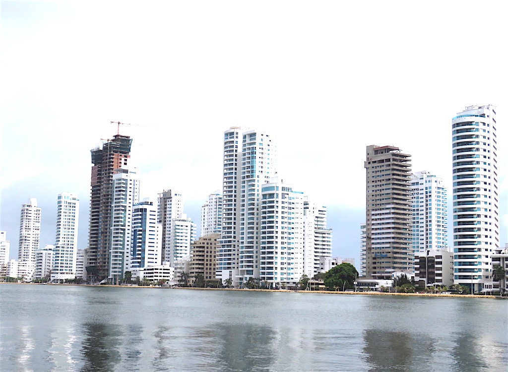 Edifices à appartements à Castillogrande à Cartagena