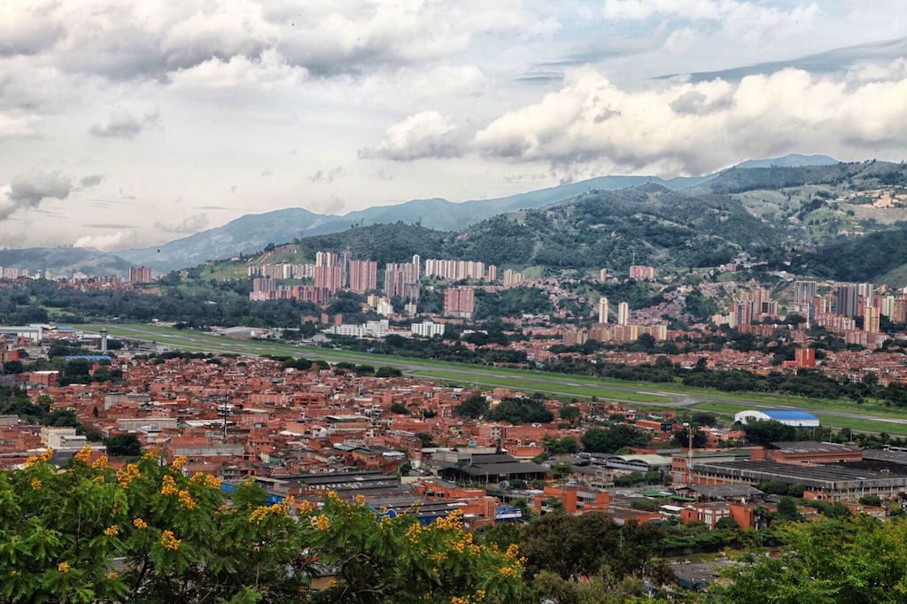 View of Medellín towards Olaya Herrera airport taken from Pueblito Paisa by Jenny Bojinova