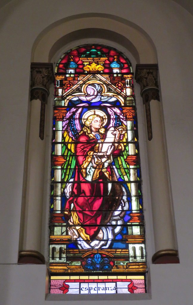 And another beautiful stained-glass window in the church