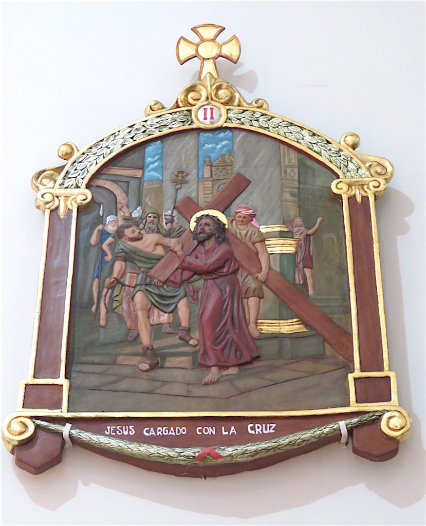 Another example of religious artwork in Iglesia de Nuestra Señora