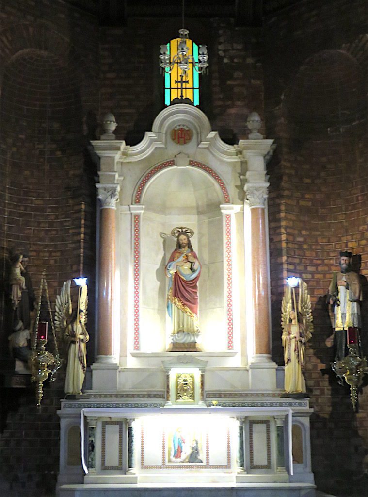 Examples of religious artwork in the church
