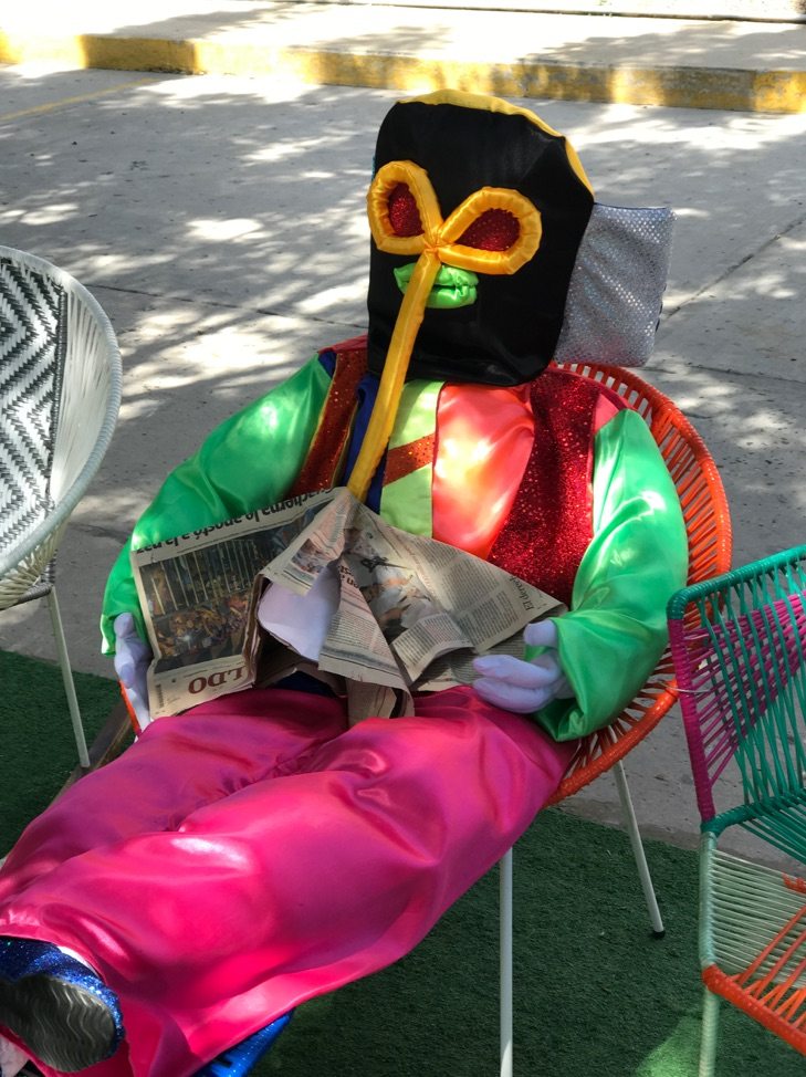 Book ahead or you'll be sleeping on the street next to one of the Carnival mascots!