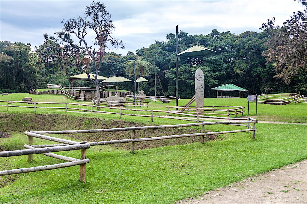 Inside San Agustín Archaeological Park