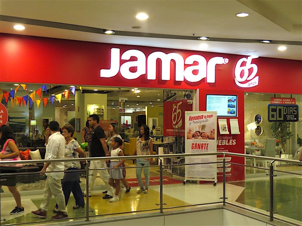 The Jamar store in Los Molinos mall