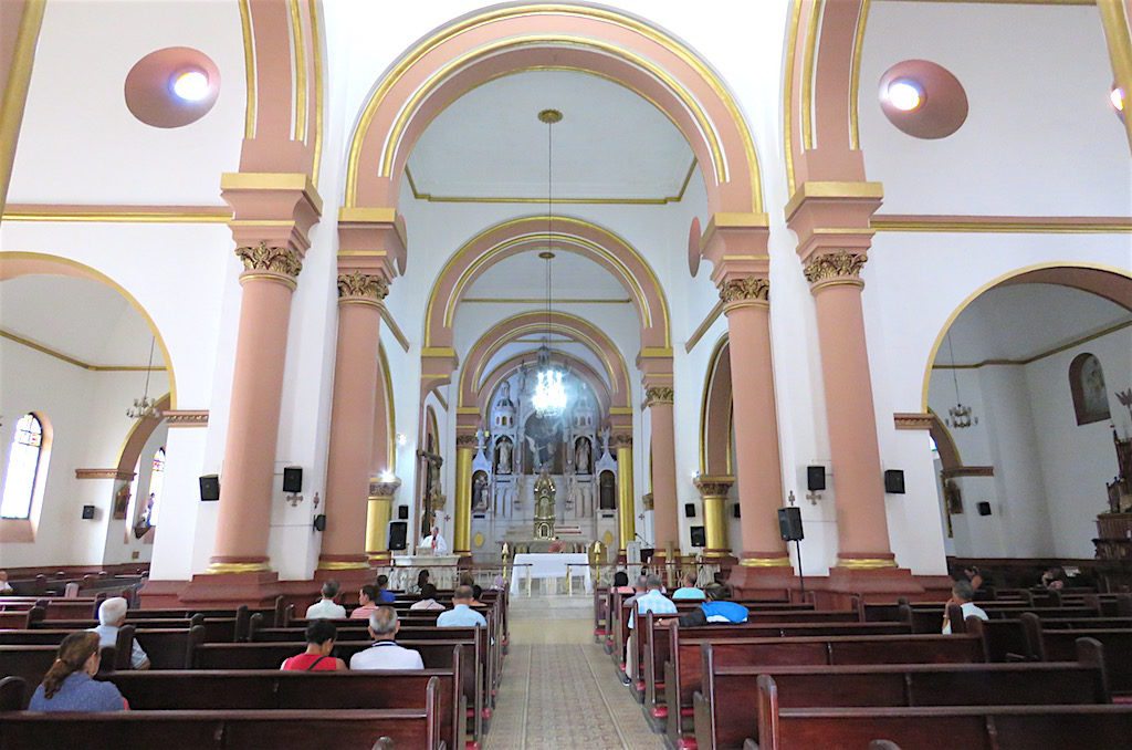 Inside Iglesia de San Benito in Medellín - Medellin Guru