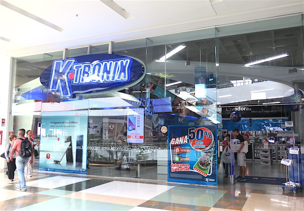 The Ktronix store in El Tesoro Mall