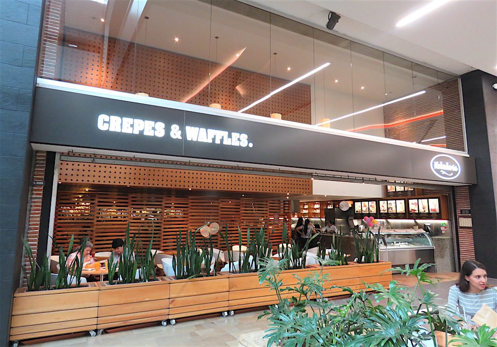 Crepes & Waffles's second location in Mayorca Mall in Sabaneta