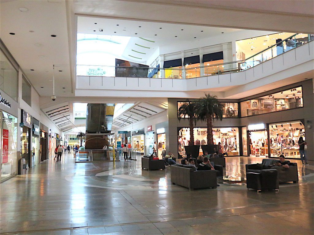 Inside El Tesoro Mall