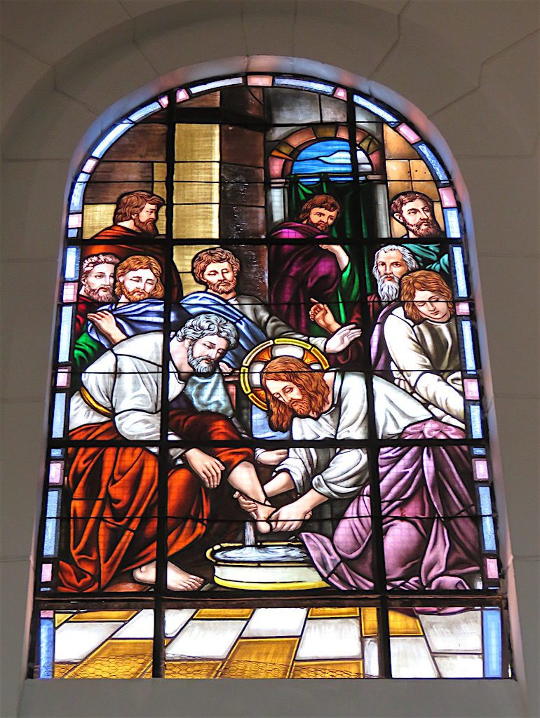 Another stained-glass window in the church