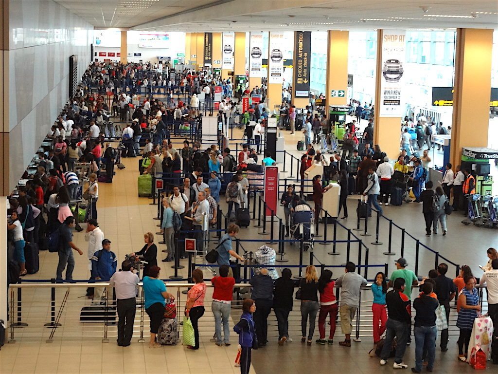 Inside Jorge Chávez International Airport in Lima, photo by Vasenka Photography