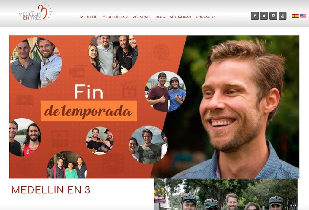 Medellin en Tres' website