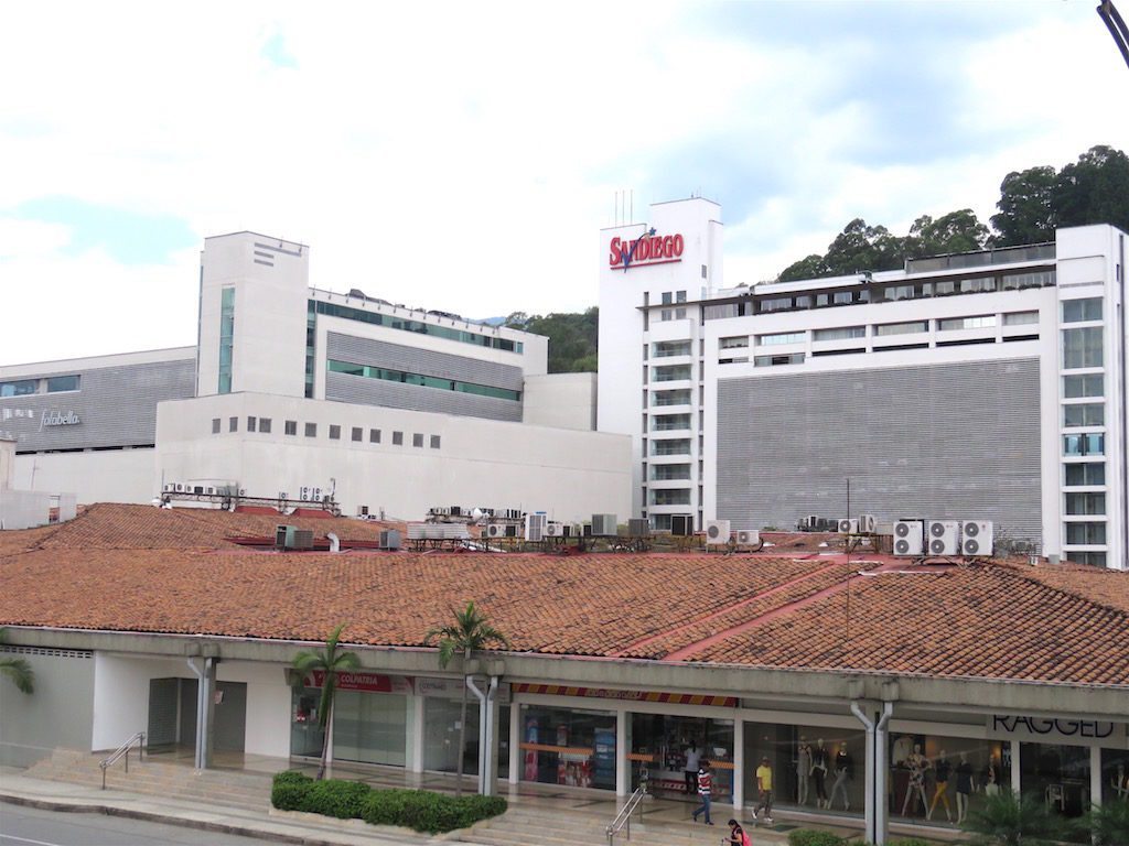 The San Diego mall in Medellín