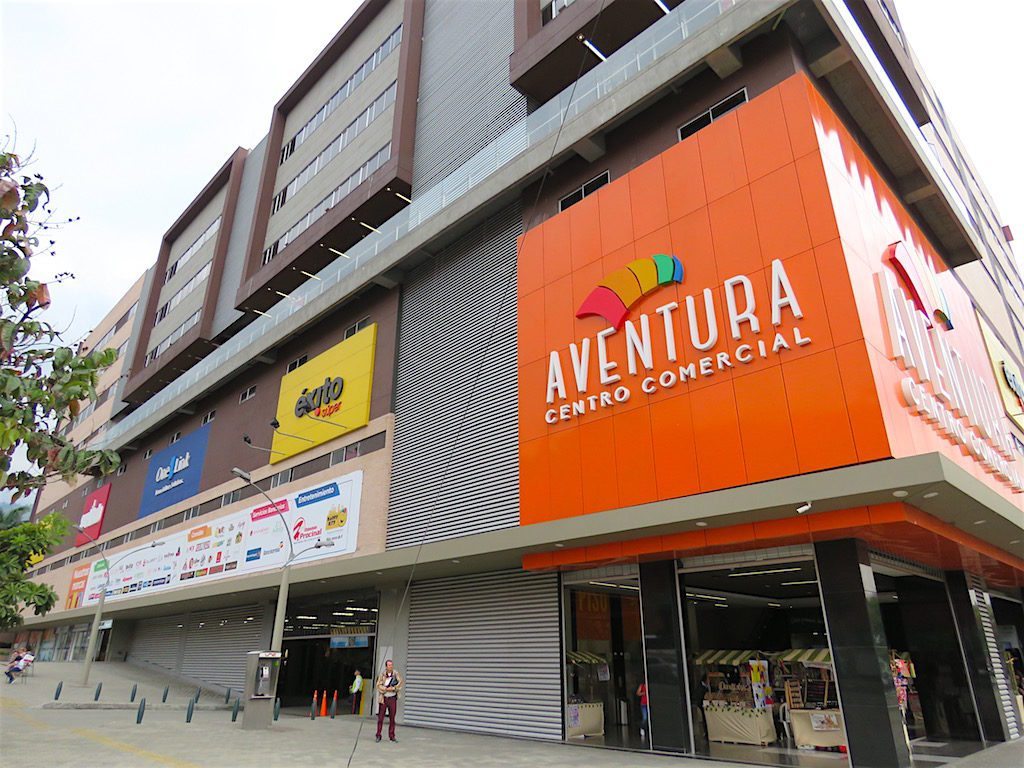 The Aventura mall in Medellín