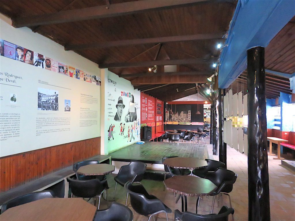 Displays inside Museo Casa Gardeliana
