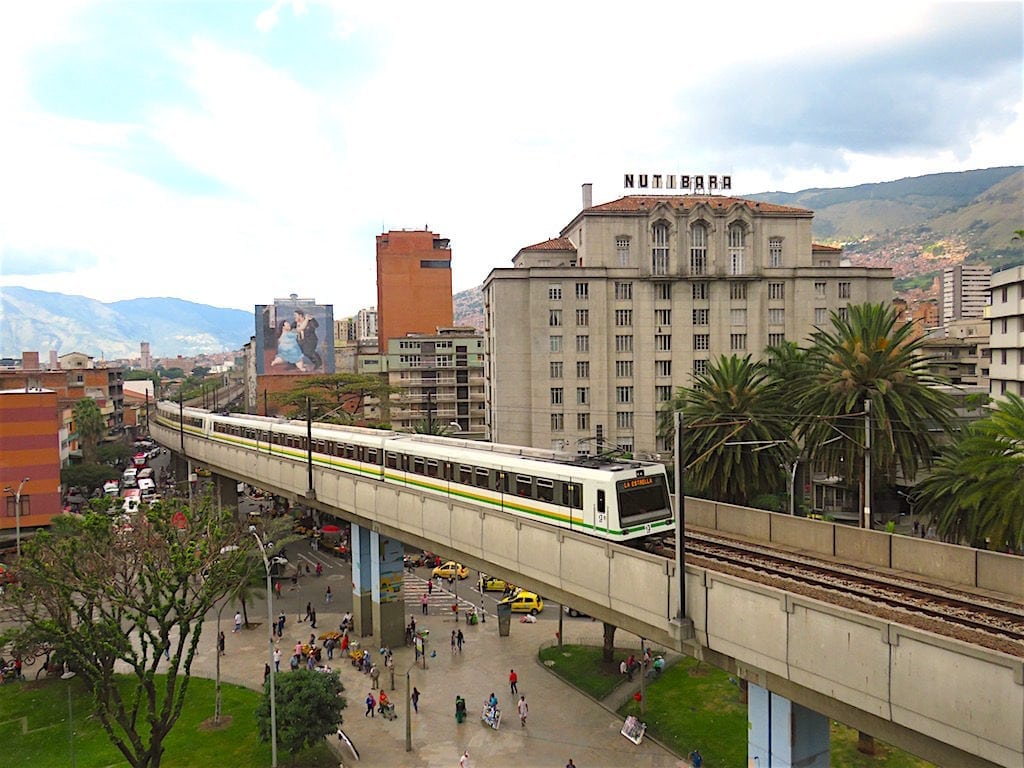 The Medellín Metro in El Centro