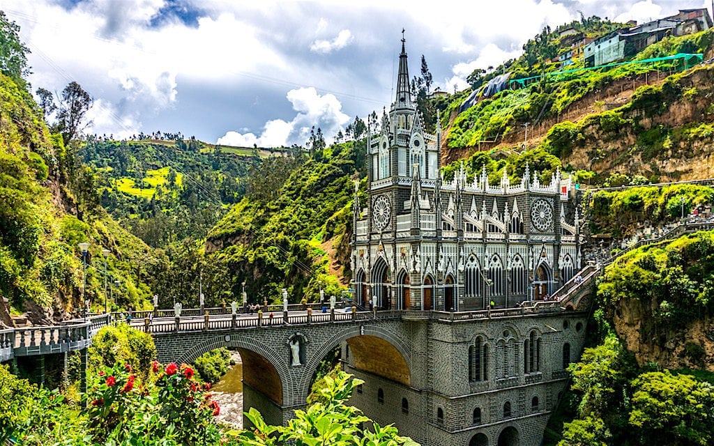 The most beautiful church in Colombia: Las Lajas Sanctuary in Ipales, Colombia