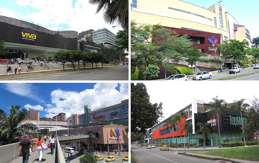 Malls in Medellín and the Aburrá Valley