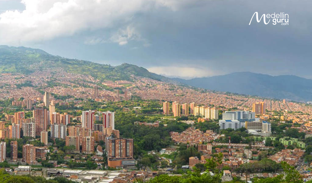 Panoramic view from Cerro El Volador