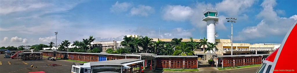 Panoramic view of Rafael Núñez Cartagena airport, photo by Pablo Andrés Ortega Chávez