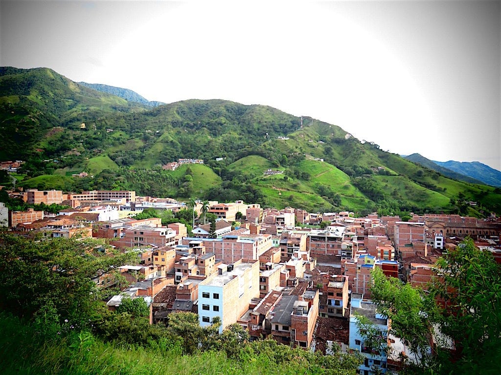 View of Barbosa from Cerro de la Virgen