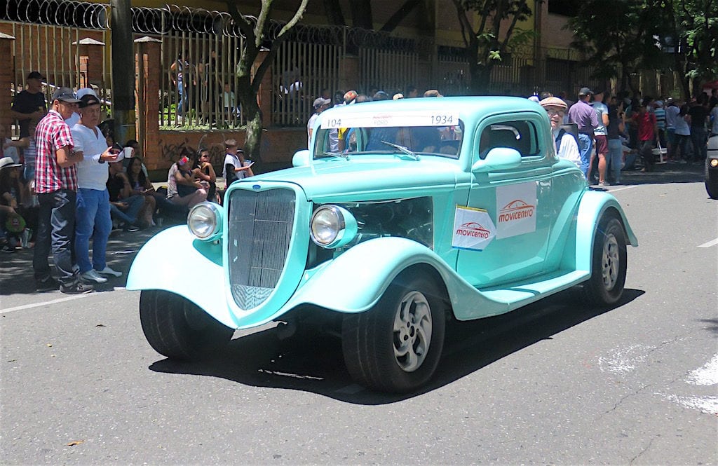Classic Dennis festival days antique car parade with Original Part