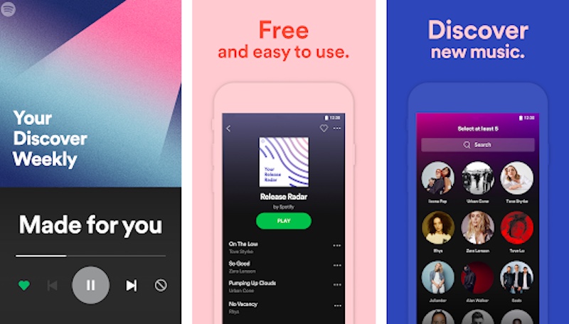 The Spotify App, courtesy of Spotify