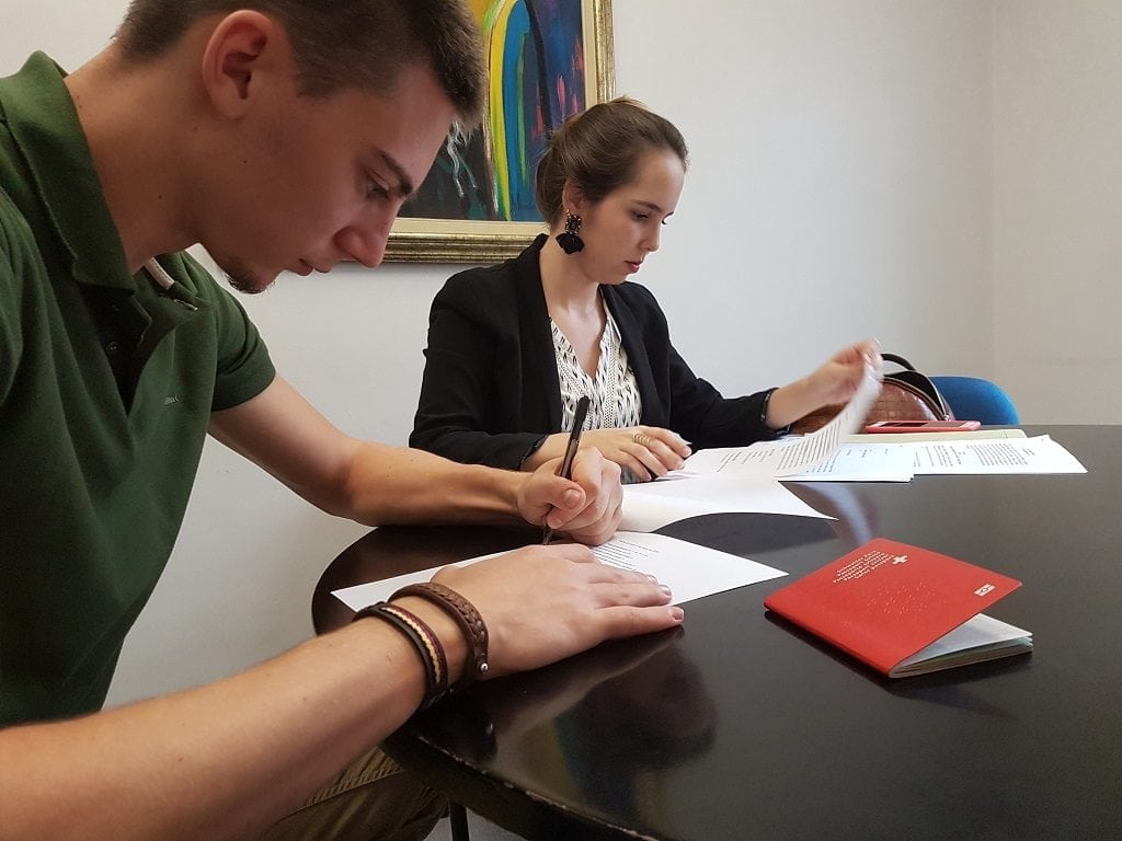 Signing yet another document