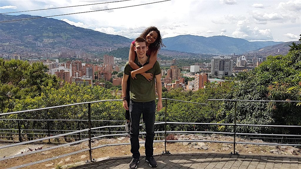 Loving Medellín: Tacha and Sam at the Pueblito Paisa in Medellín