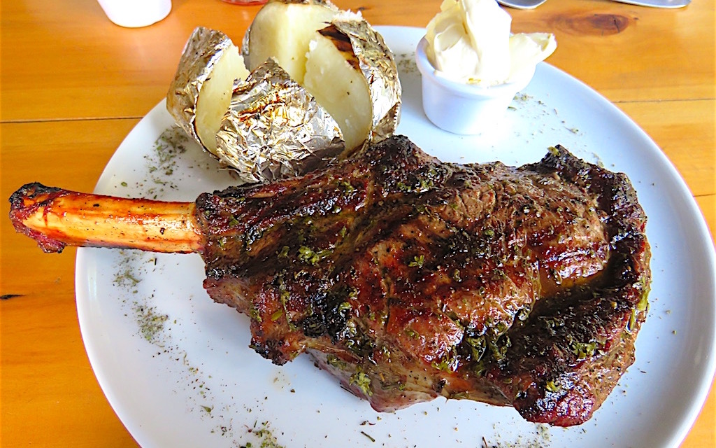 Tomahawk steak at Toro Restaurante in Medellín - Medellin Guru