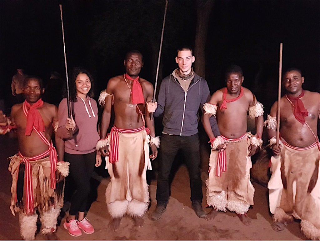 Tacha and Sam in South Africa