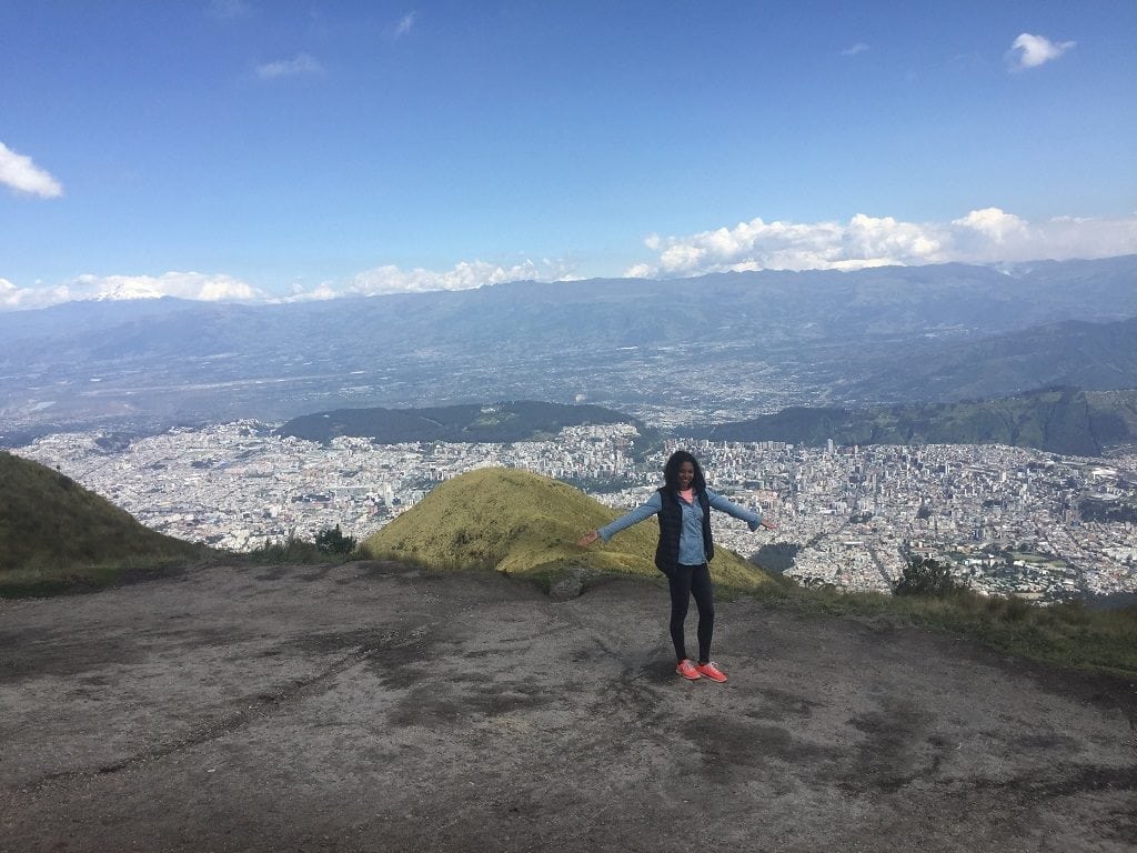 Tacha and Sam in Quito Ecuador (Sam behind the camera)
