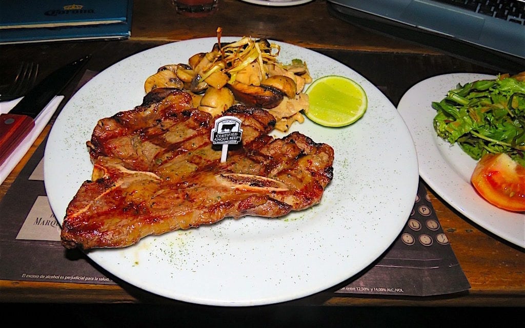 Angus T-bone steak at El Correo Carne y Vino: A Popular Steakhouse Chain in Medellín - Medellin Guru