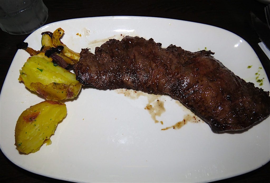 The Entrañita steak at Malevo