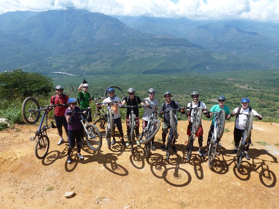 Mountain biking with Colombian Bike Junkies, photo courtesy of Colombian Bike Junkies