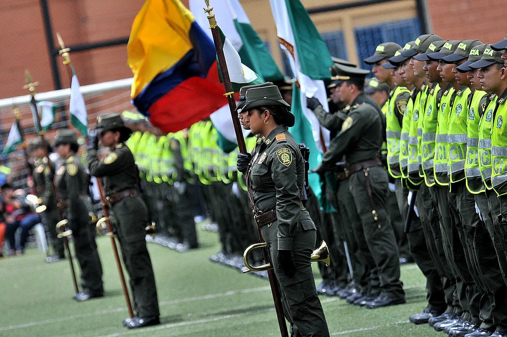1,000 new police in Medellín in 2014, photo by National Police of Colombia