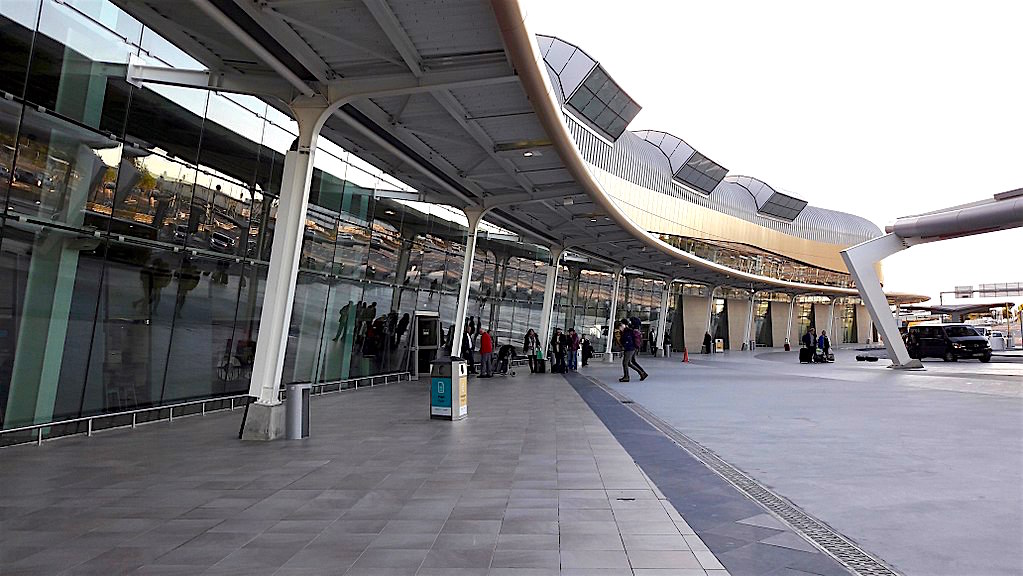 The entrance to the Faro Airport in the Algarve, photo by Bextrel