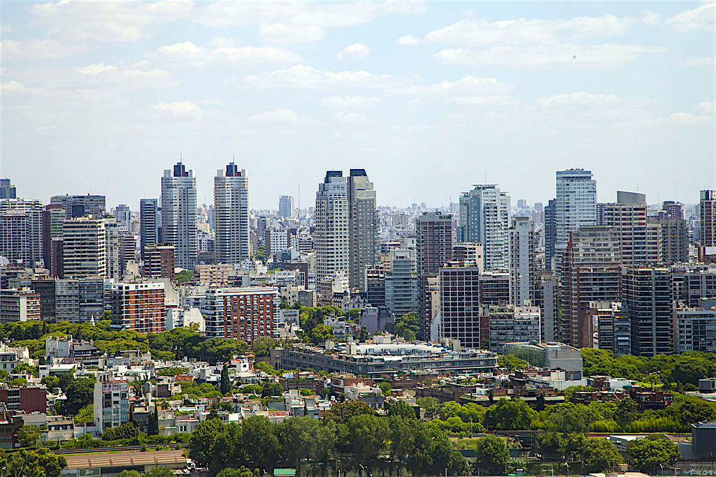 An aerial view of the Barrio Parque section of the Palermo ward in Buenos Aires, photo by Ricardo Patiño