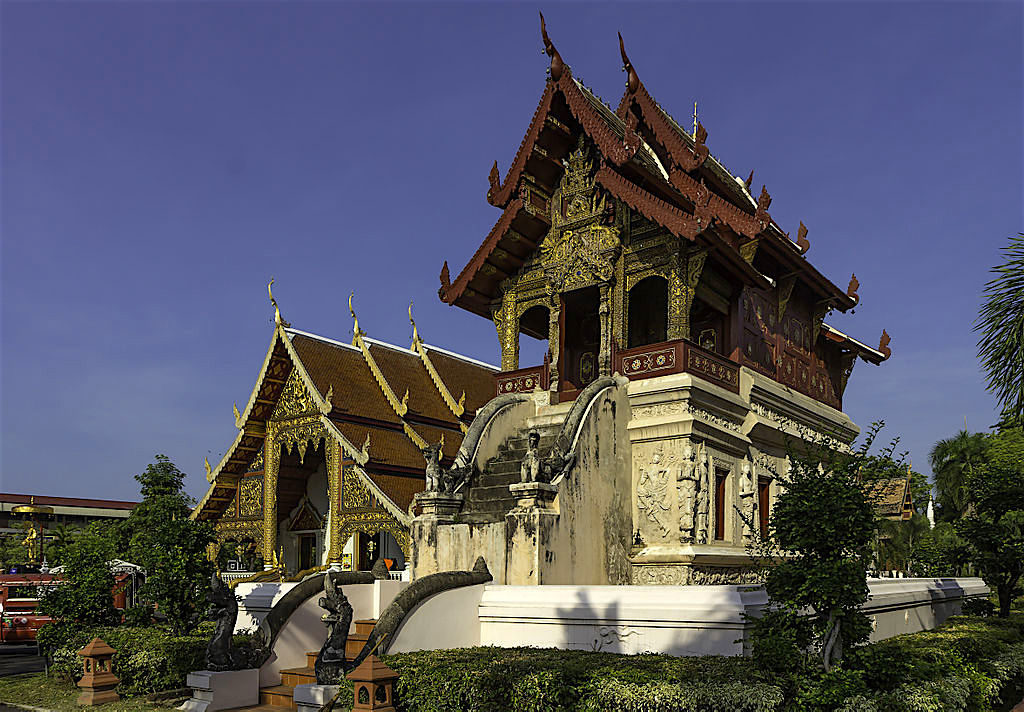 Wat Phra Singh is a Buddhist temple in Chiang Mai with a history tracing back to 1345, photo by Stefan Fussan