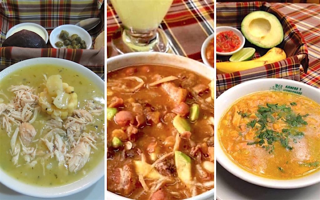 Colombian dishes at Ajiacos y Mondongos, photos courtesy of Ajiacos y Mondongos