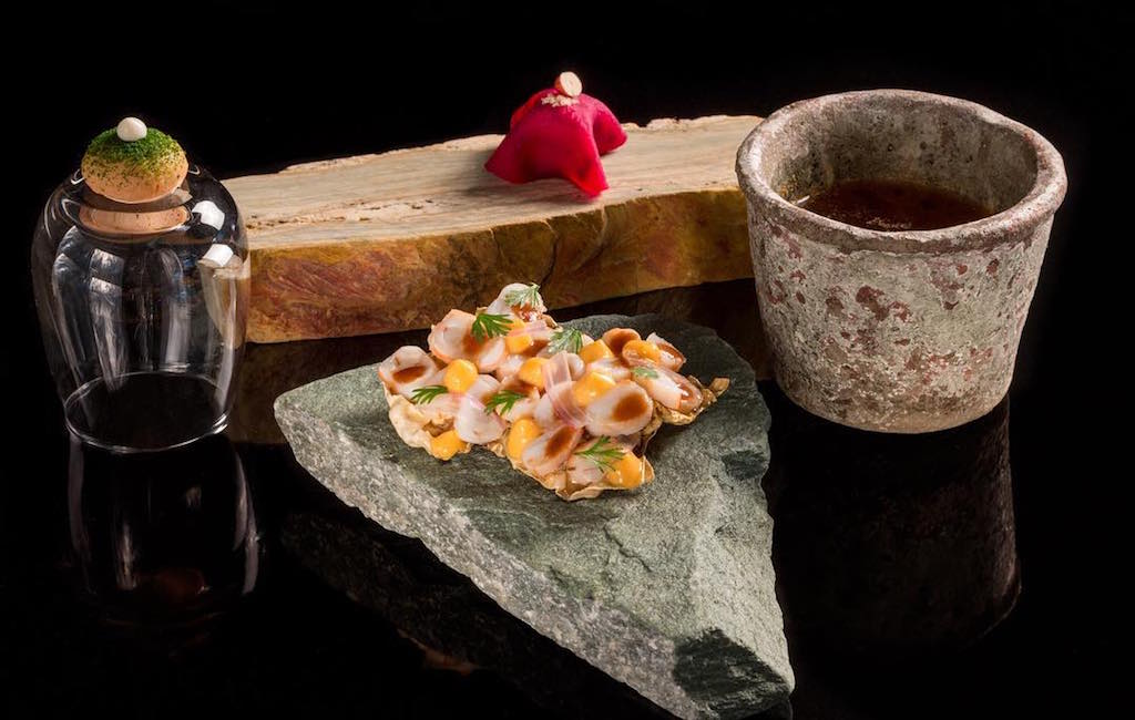 First course in the tasting menu, photo courtesy of Restaurante Barcal - Medellin Guru